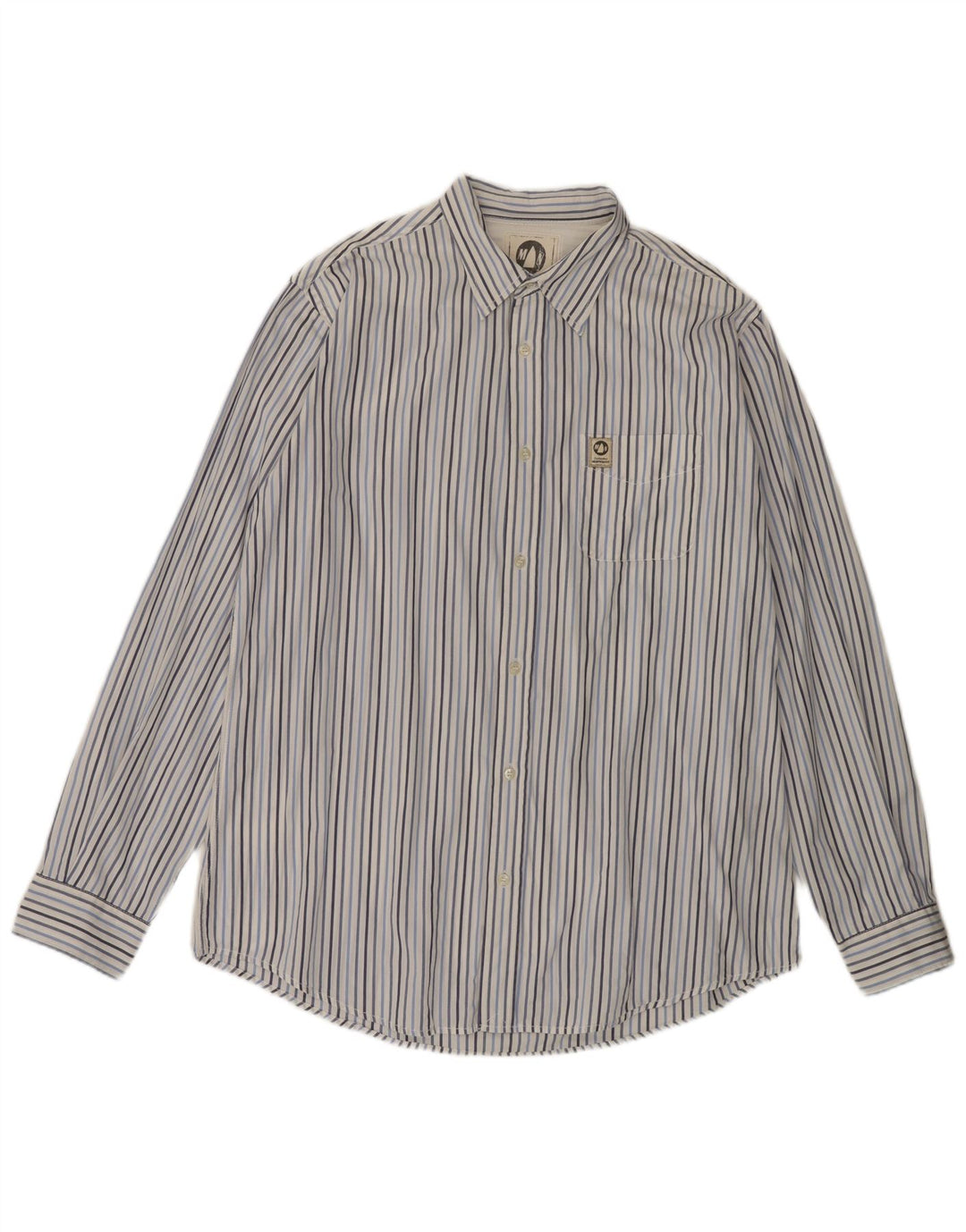 Camicia da uomo MURPHY & NYE 2XL Cotone a righe blu