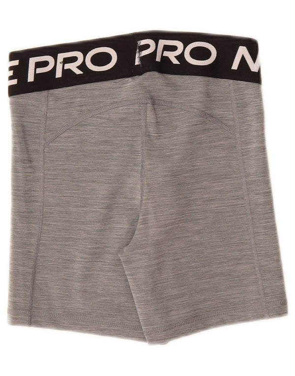 Pantaloncini sportivi Nike Dri Fit Graphic da donna UK 10 piccoli grigi chiazzati