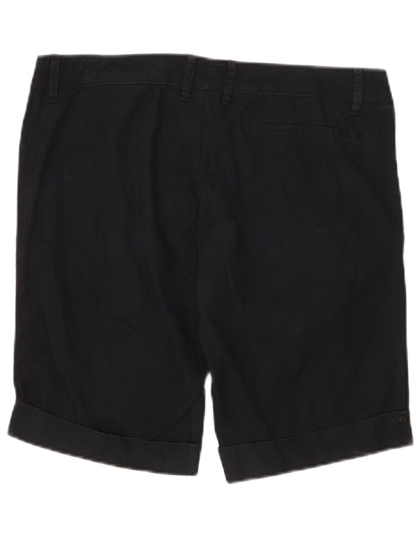 Pantaloncini casual da donna Puma UK 12 medi W34 cotone nero