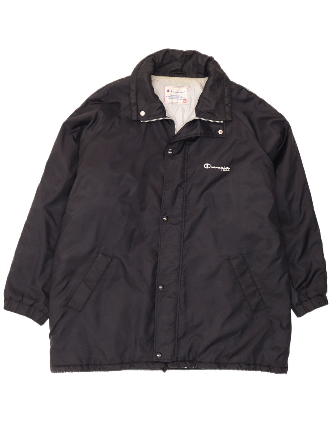 Giacca a vento da uomo vestibilità ampia Champion UK 42 XL nera in poliammide