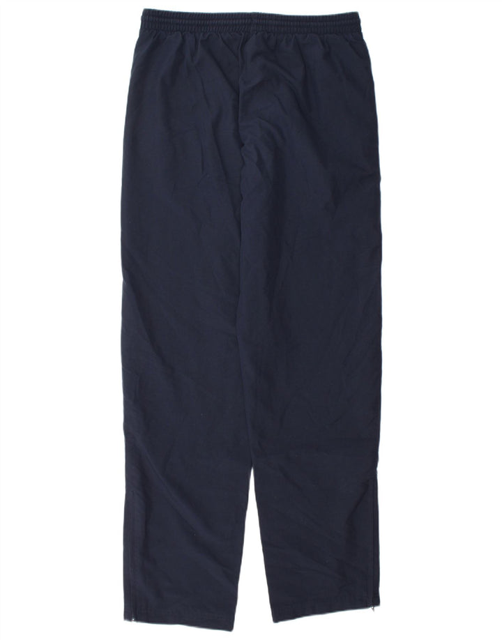Pantaloni lunghi da tuta da donna ADIDAS UK 12 medio poliestere blu navy