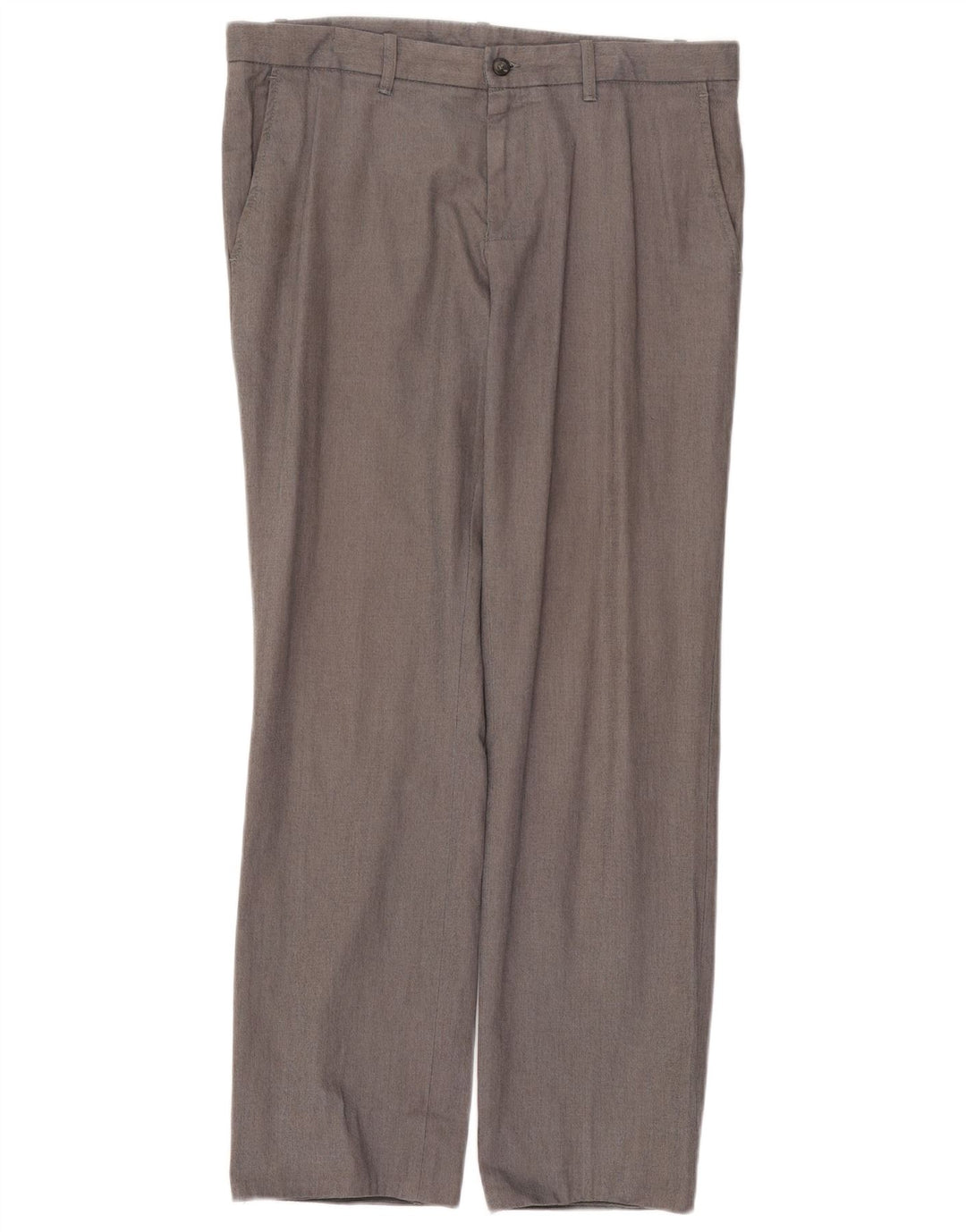 Pantaloni chino dritti da uomo Gant W33 L31 in cotone grigio