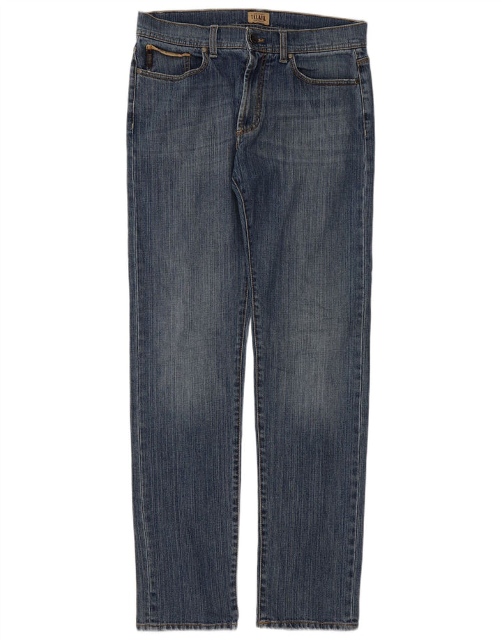 ALVIERO MARTINI Jeans dritti da uomo W33 L33 Blu Cotone