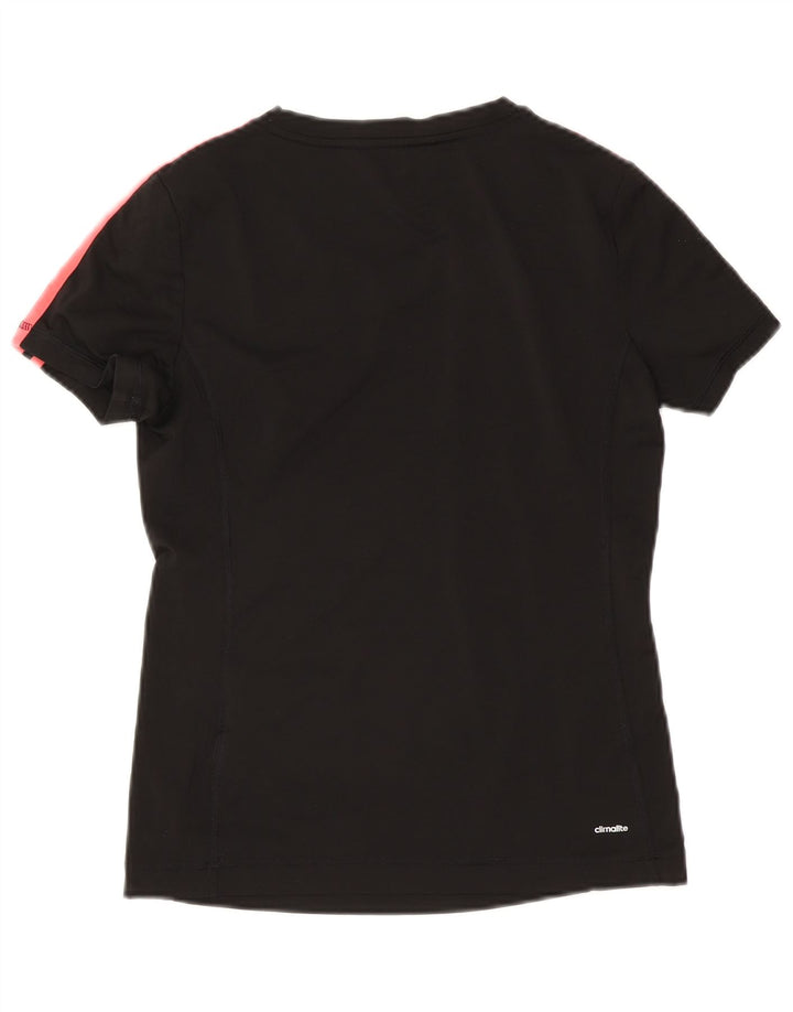 T-shirt Adidas Climalite da donna Top UK 8/10 Small Poliestere nero