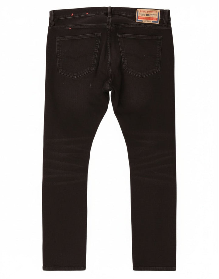 Jeans skinny da uomo Diesel W34 L30 cotone nero