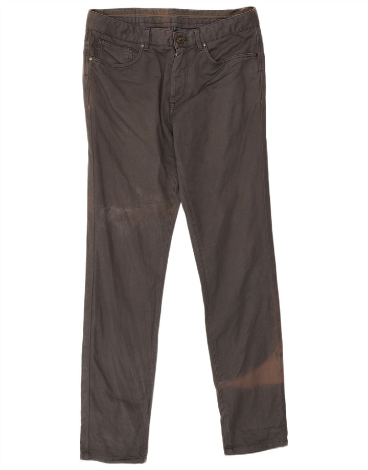 Pantaloni casual slim da uomo Zara EU 40 medi W31 L32 grigi