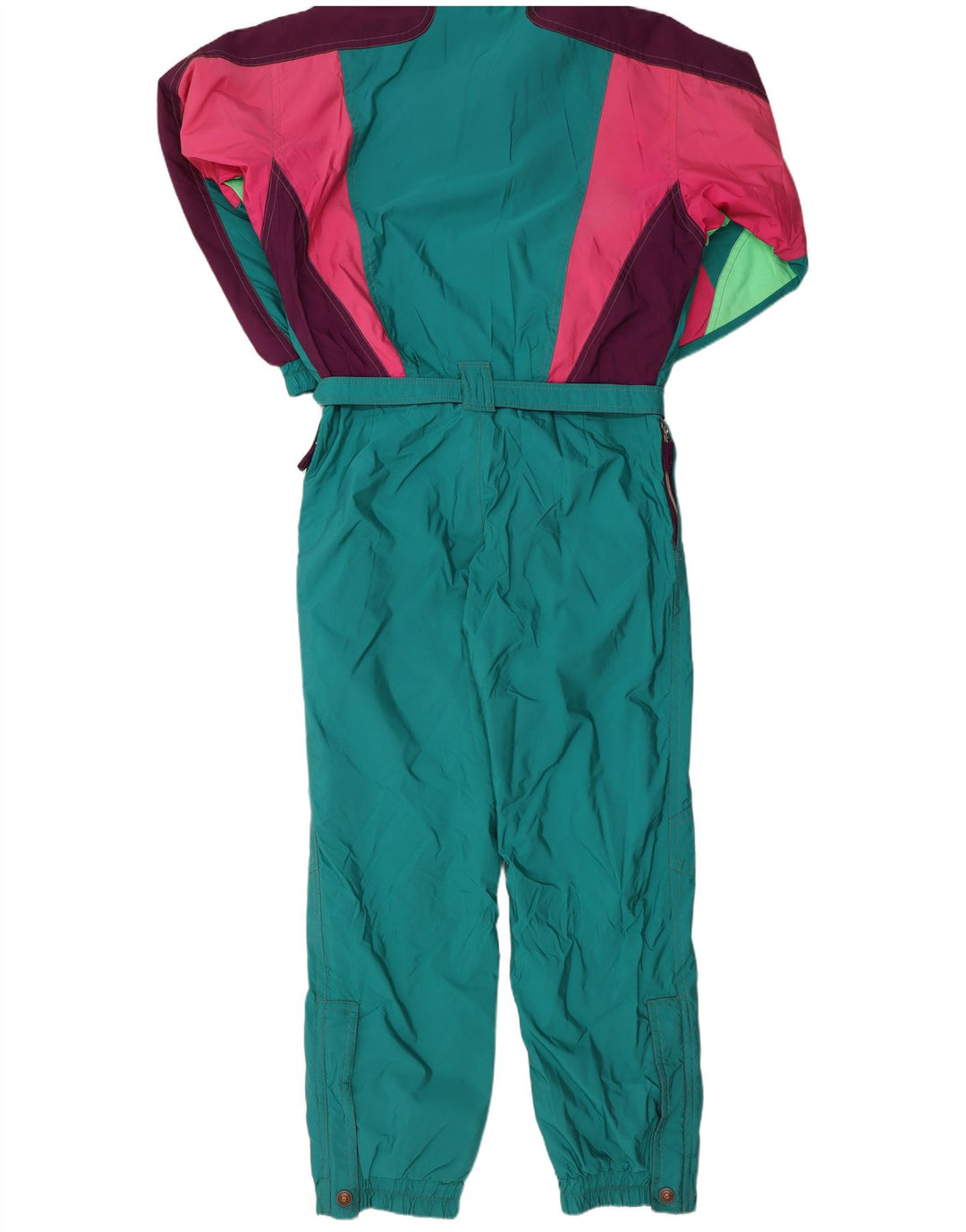 Tuta da sci da uomo COLMAR IT 54 Large Verde Colourblock in poliammide