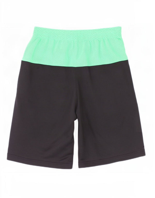 Pantaloncini sportivi Adidas da ragazzo con grafica 11-12 anni in poliestere color block nero