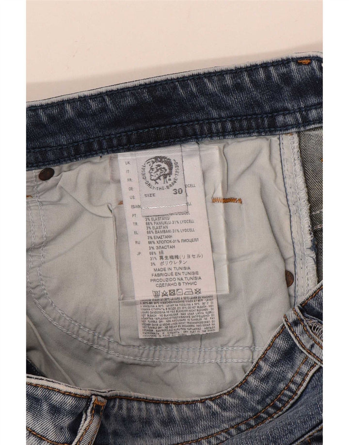 Jeans slim da uomo Diesel W30 L31 cotone blu