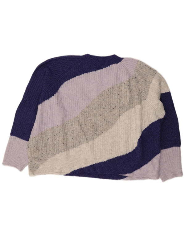 Maglione maglione girocollo da donna Marks & Spencer UK 18 XL multicolore