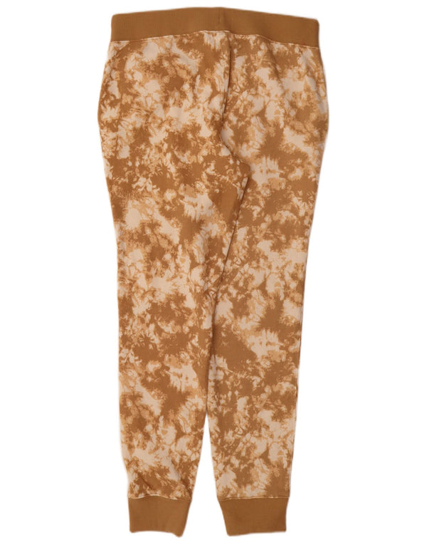 Pantaloni da tuta da donna Champion Joggers UK 10 Small Marrone Tie Dye Cotton