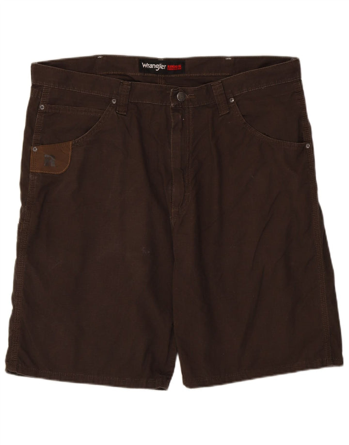 Pantaloncini cargo da uomo Wrangler W38 XL in cotone marrone