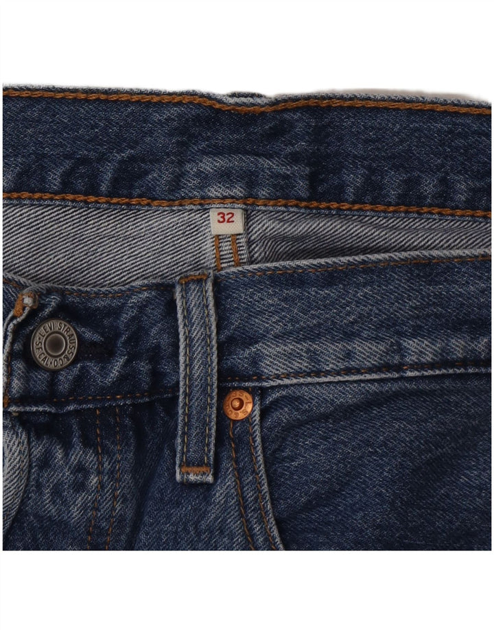 Gonna di jeans da donna Levi's W32 Large in cotone blu