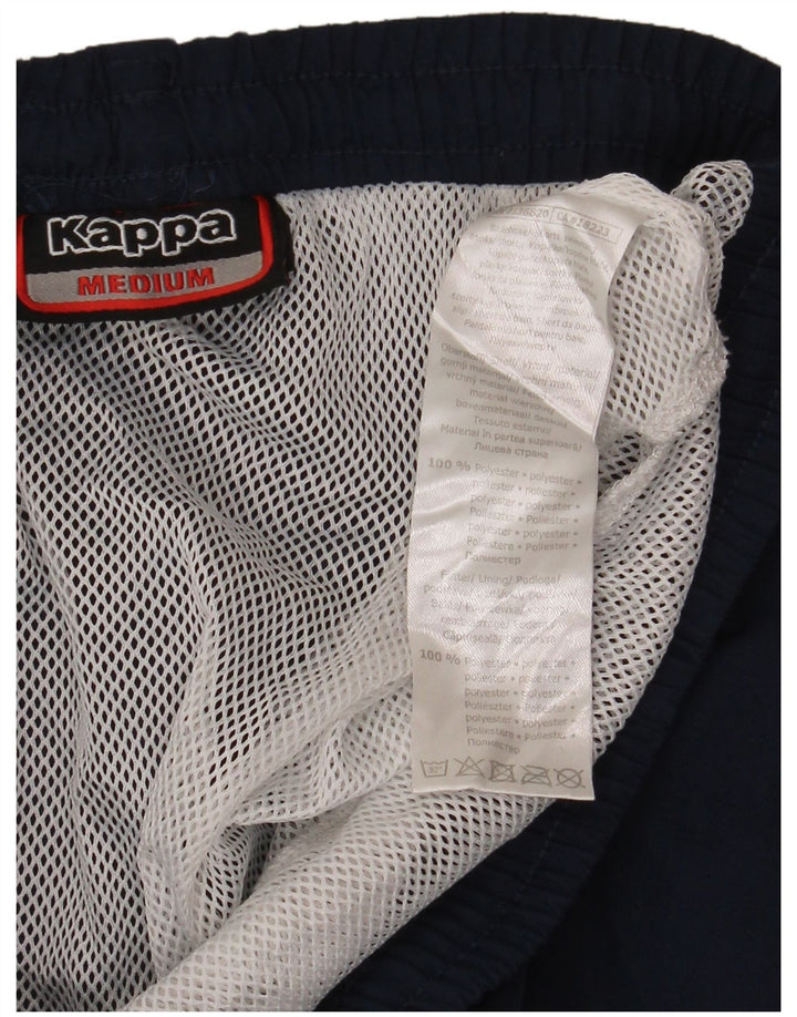 Pantaloncini sportivi grafici da uomo Kappa medio blu navy in poliestere