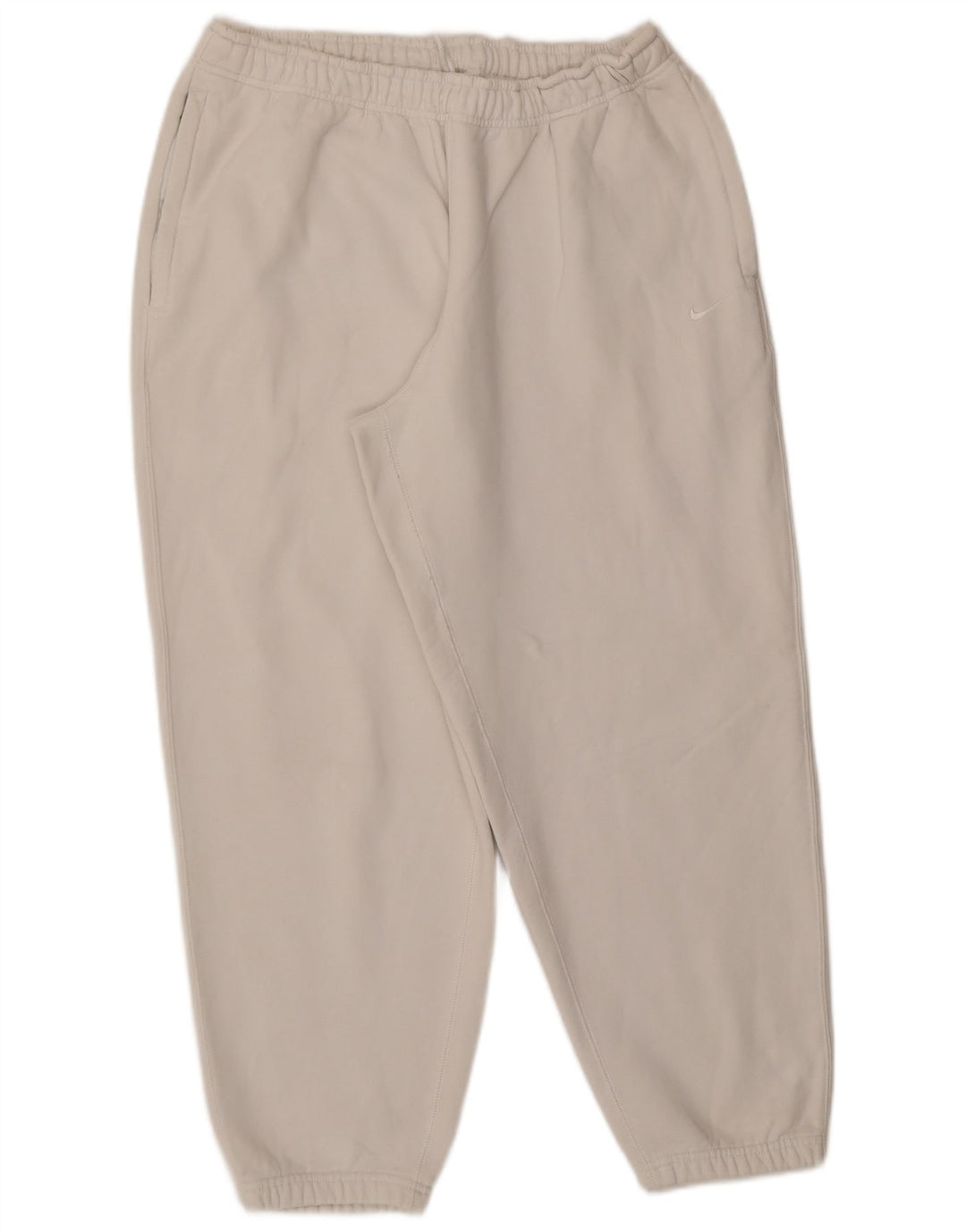 Pantaloni da tuta da uomo Nike Joggers grandi in cotone bianco