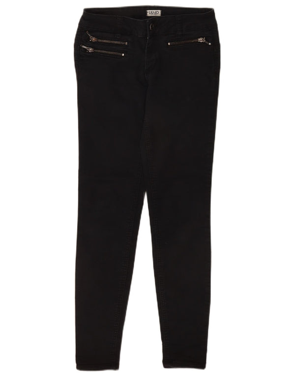 Jeans Skinny Donna Liu Jo W26 L28 Cotone Nero