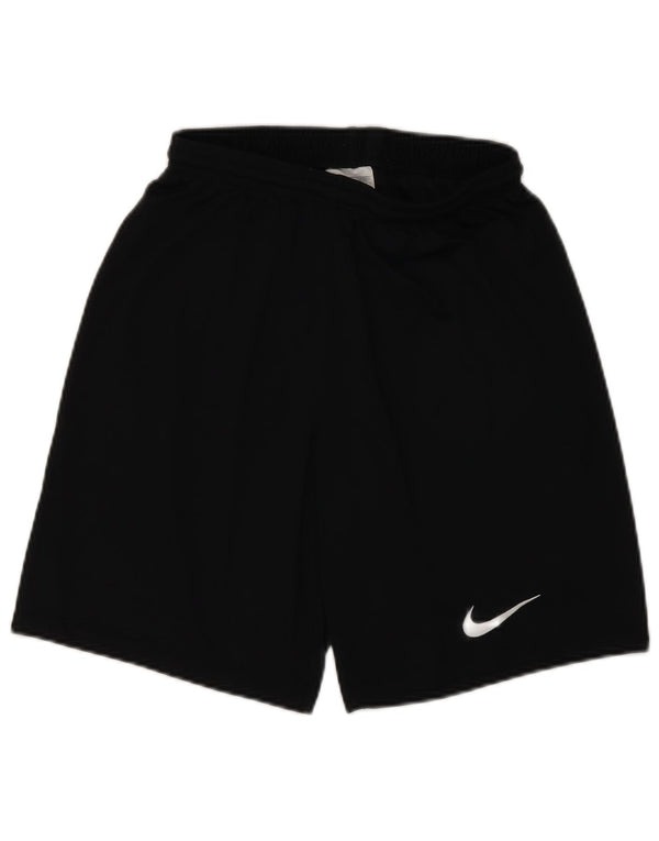 Pantaloncini sportivi Nike da uomo slim fit piccoli in poliestere nero