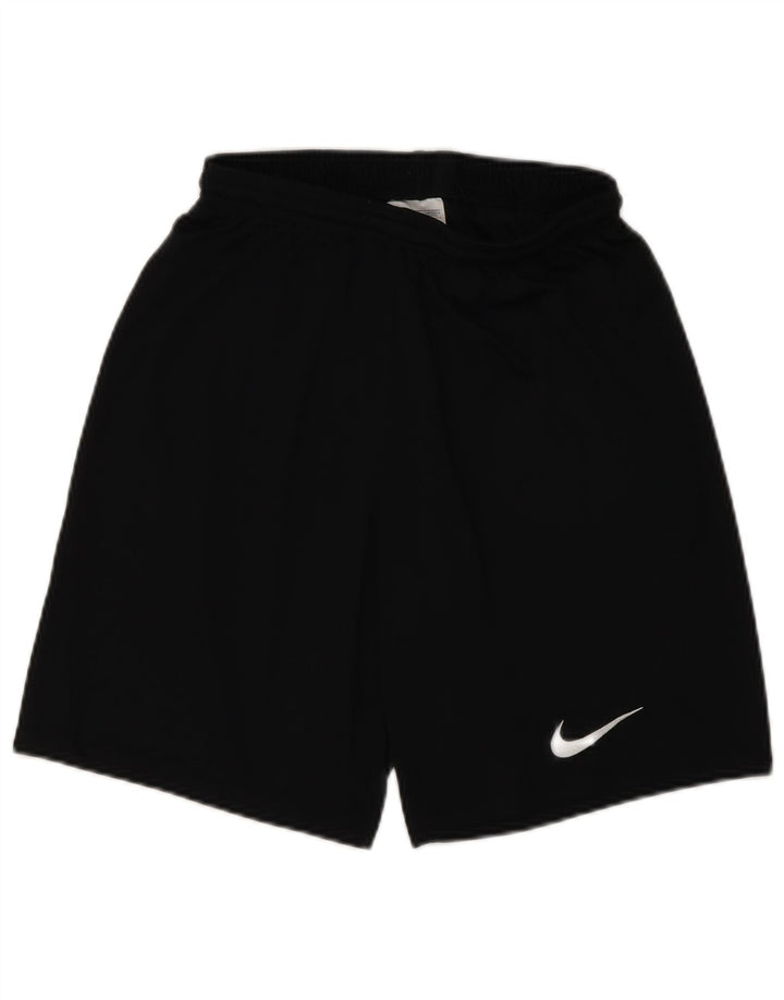 Pantaloncini sportivi Nike da uomo slim fit piccoli in poliestere nero