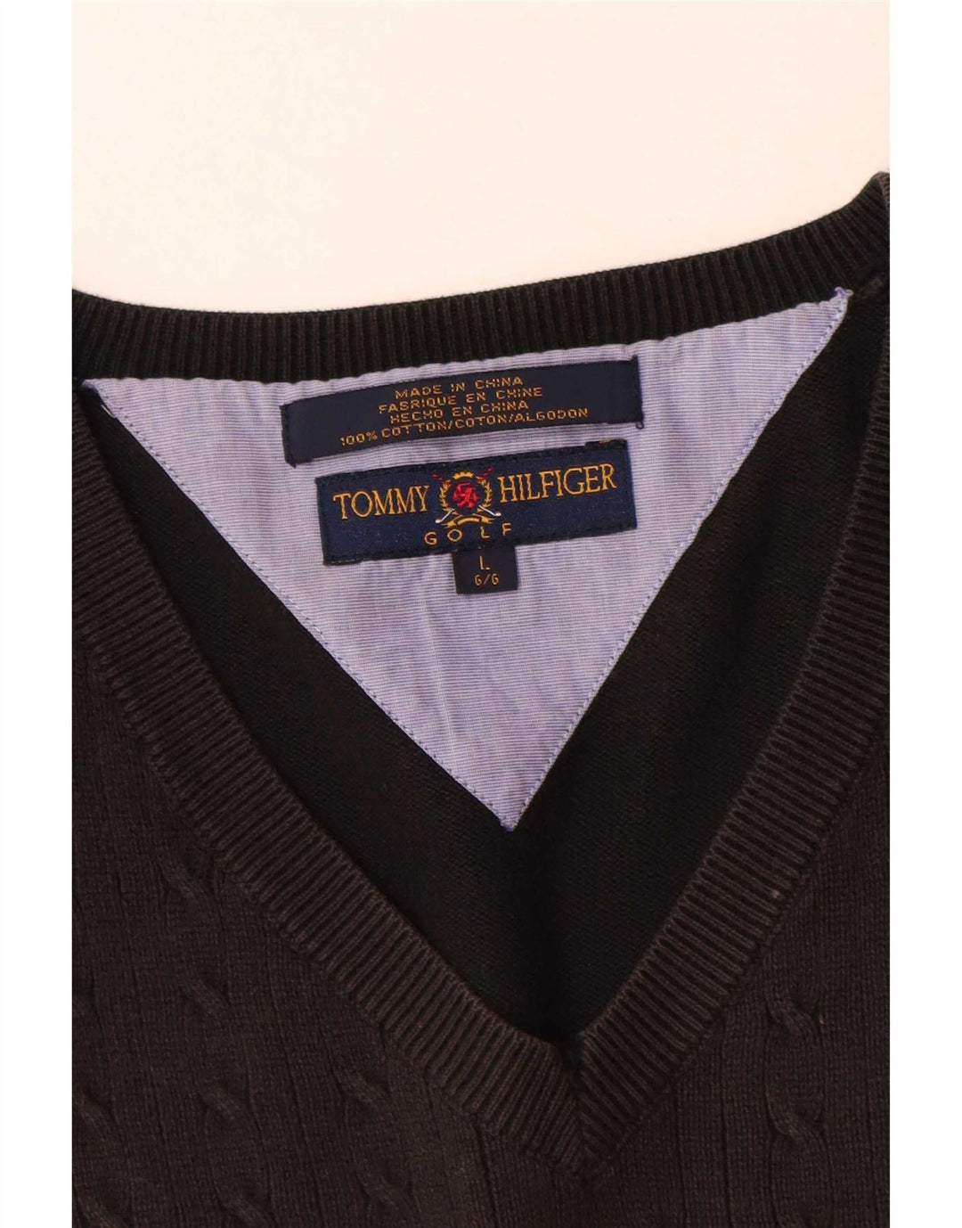 Canotta da uomo Tommy Hilfiger Canotta grande in cotone nero