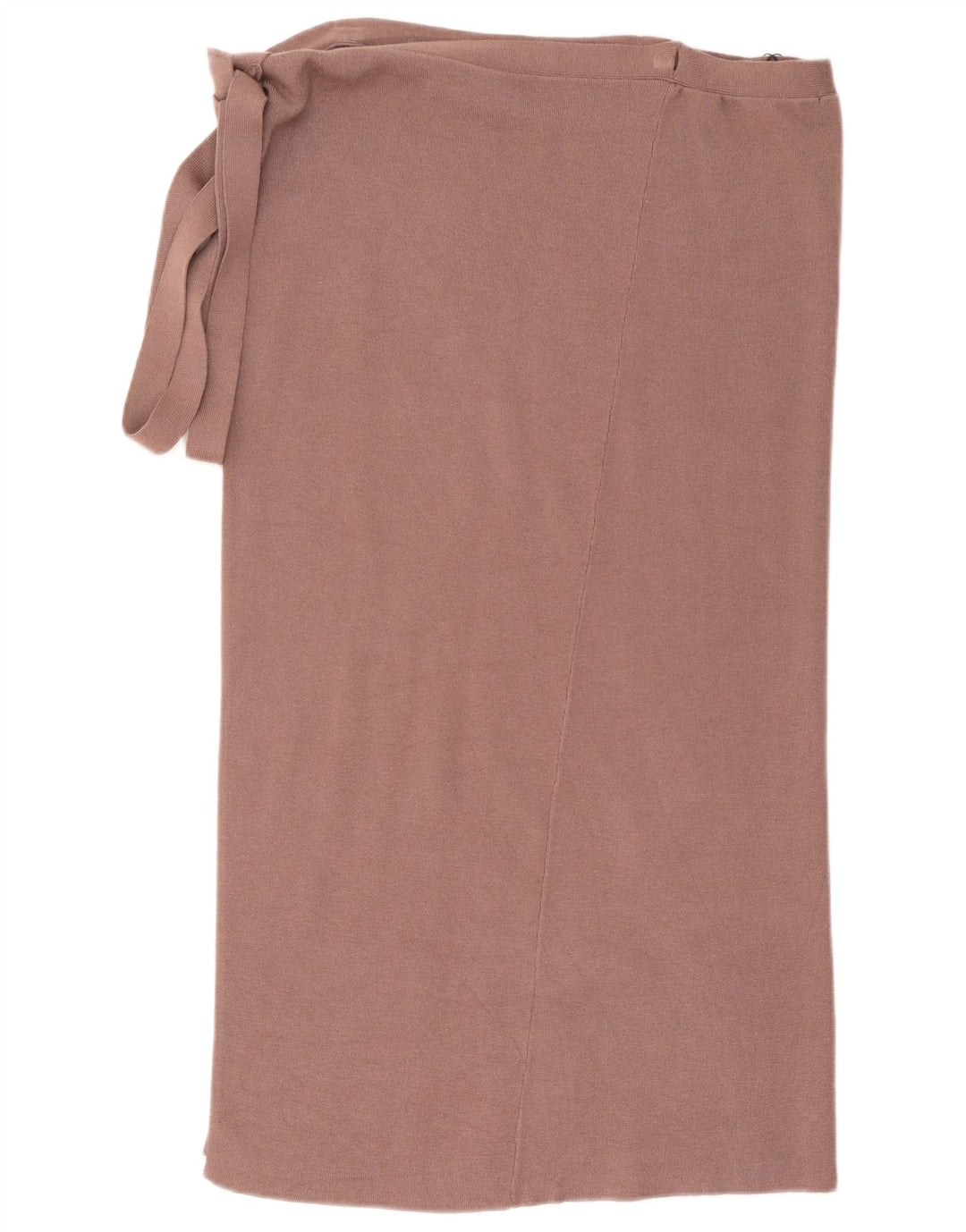 Gonna a portafoglio in maglia Zara da donna media W28 viscosa marrone