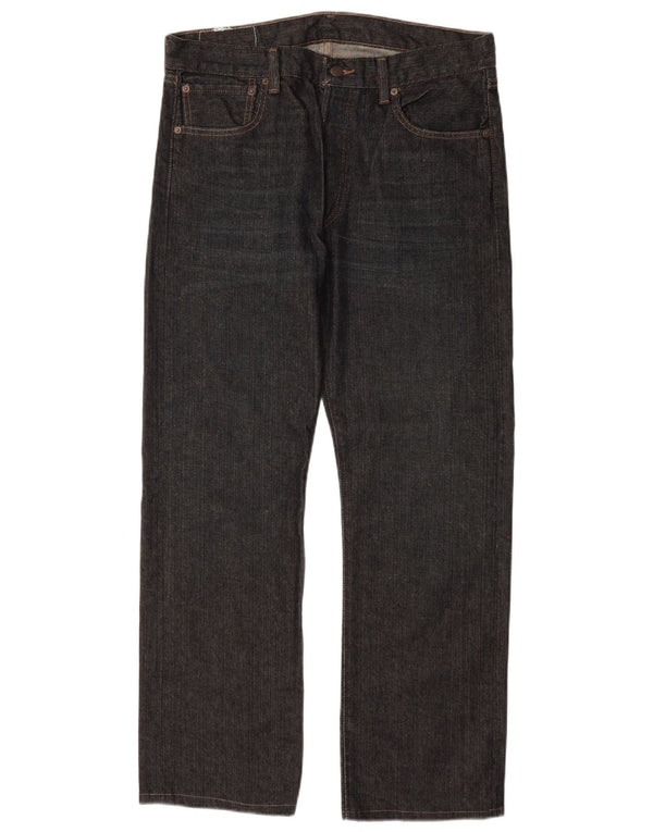 LEVI'S Jeans dritti da uomo 501 W34 L30 cotone blu navy