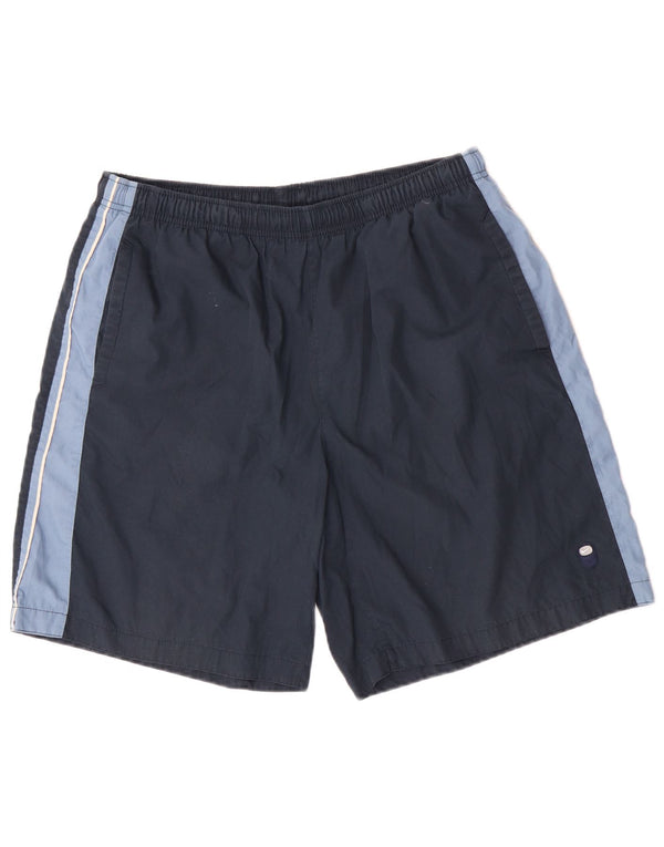 Pantaloncini sportivi Nike da uomo XL blu navy in poliestere color block