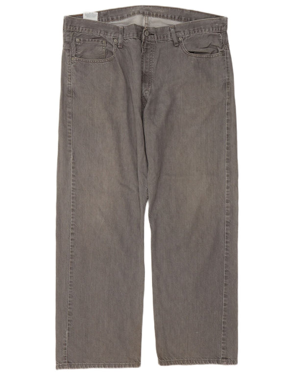 Levi's Uomo 569 Jeans larghi W38 L29 Cotone grigio