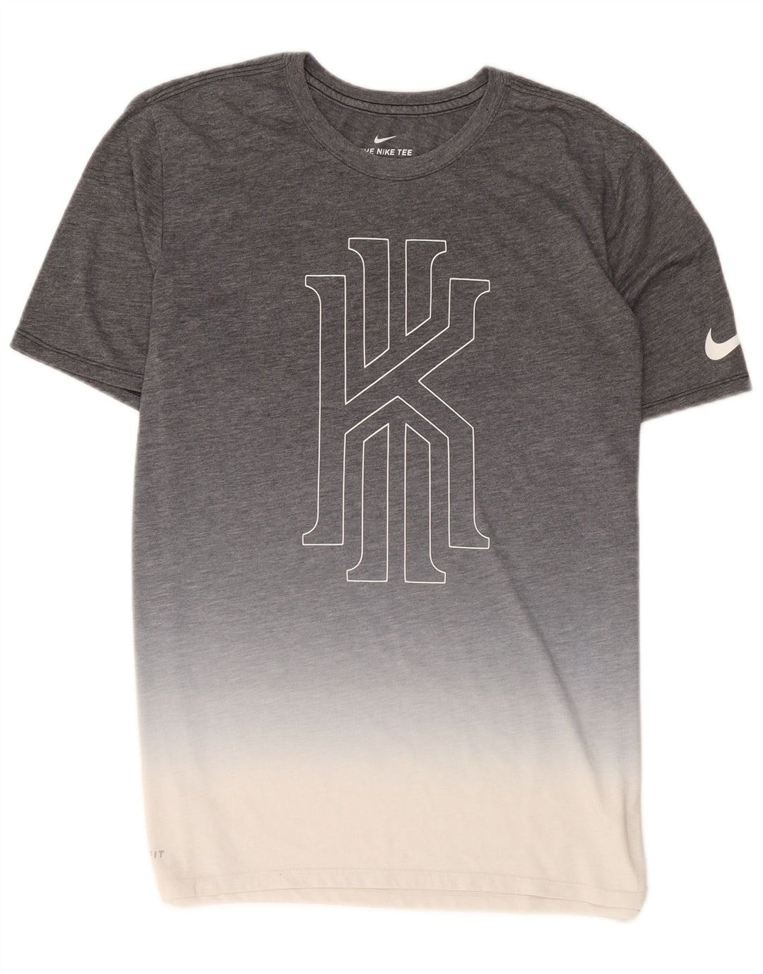 T-shirt grafica da uomo Nike Top Large grigia Tie Dye