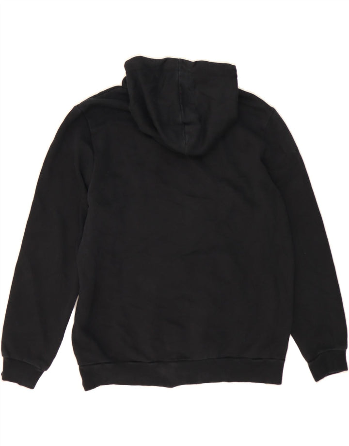 PUMA Mens Graphic Hoodie Jumper Large Black Vintage Puma and Second-Hand Puma from Messina Hembry 