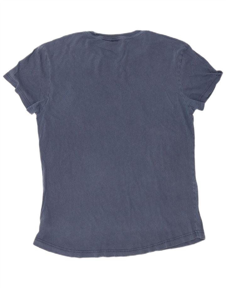 T-shirt da uomo G-Star Top in cotone blu medio