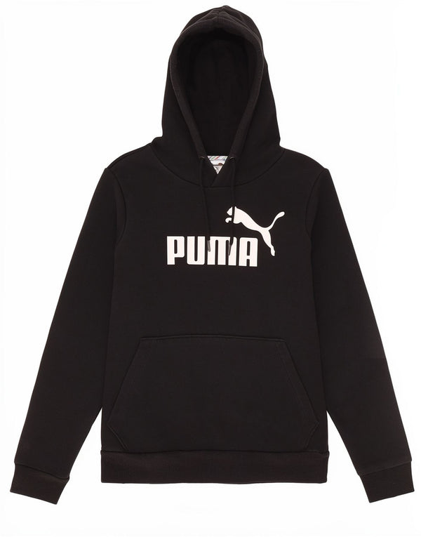 Felpa con cappuccio grafica da donna Puma UK 10 piccola in cotone nero