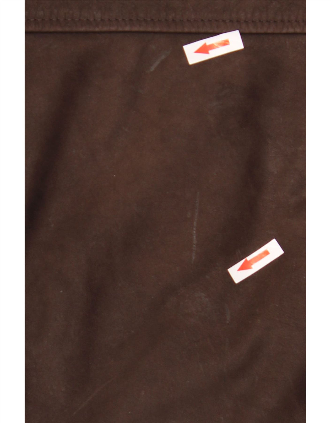 Giacca in pelle oversize da donna Olly & Co UK 12 Marrone medio