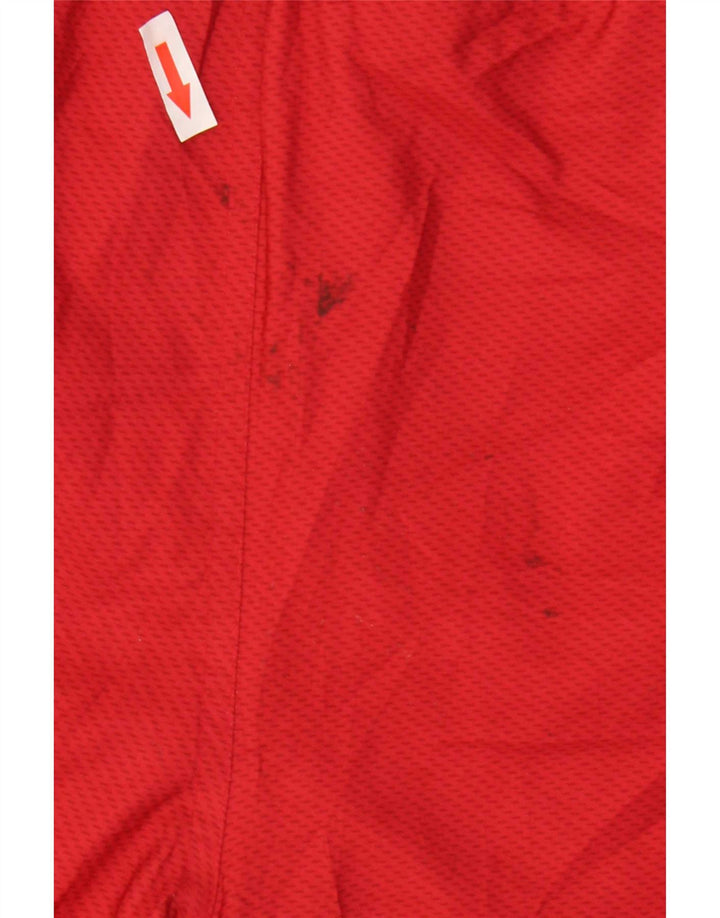 Pantaloncini da bagno grafici Nike da uomo in poliestere color block rosso medio