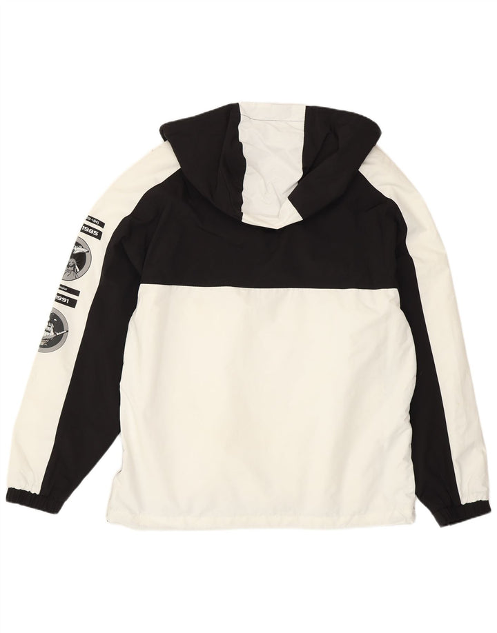 Giacca anorak con grafica Nasa da uomo Pull & Bear UK 38 Medium White Colourblock