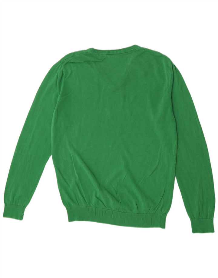 Maglione maglione con scollo a V da uomo Lacoste taglia 4 verde medio