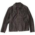 Giacca in pelle da uomo Planet IT 46 piccola in pelle nera
