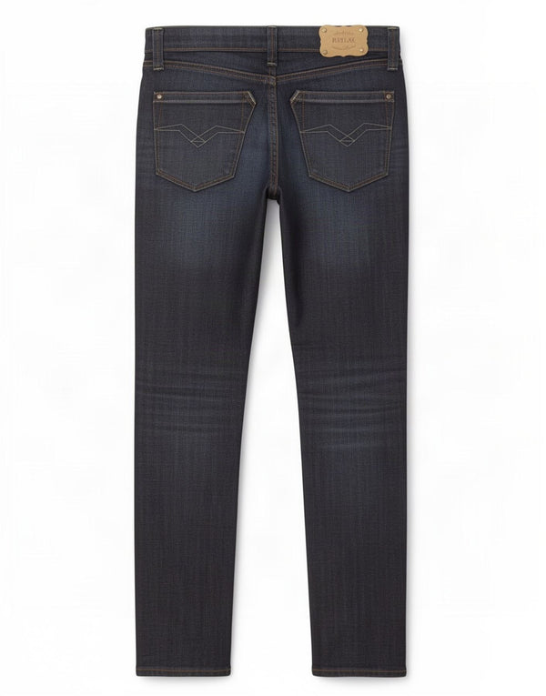 Jeans slim da donna Replay W25 L30 cotone blu navy