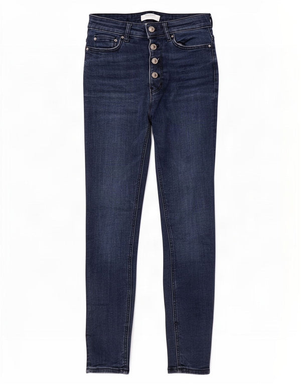 Jeans skinny da donna Zara EU 34 2XS W24 L26 Blu