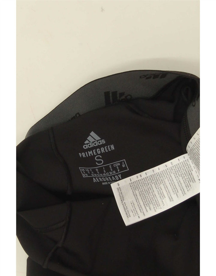 Leggings Adidas Aeroready da donna UK 8/10 Piccolo poliestere nero