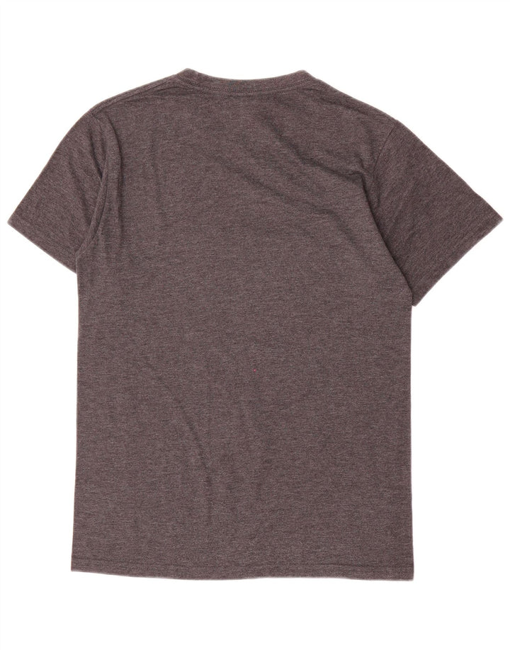 T-shirt grafica da uomo Volcom Top piccola in cotone grigio
