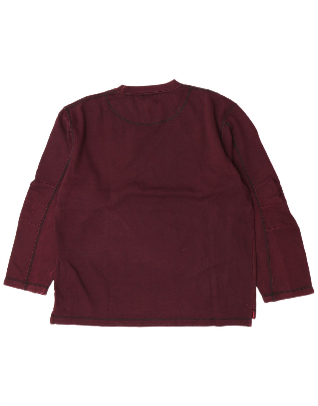 AUSTRALIAN L'ALPINA Top da uomo a maniche lunghe in cotone marrone medio