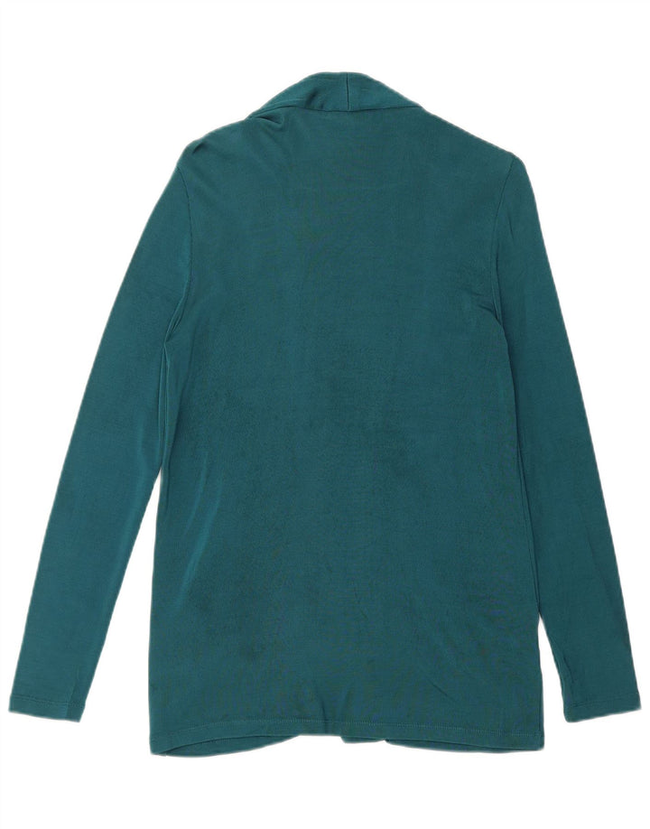 Maglione cardigan aperto da donna Massimo Dutti UK 14 Blu medio