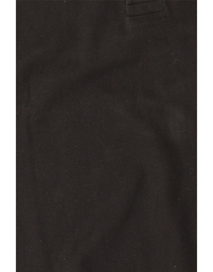 Polo Diadora Uomo Small Nera in Cotone