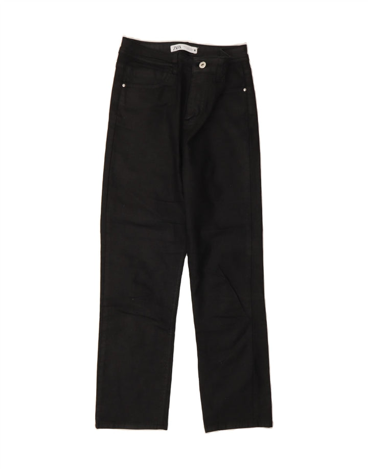 ZARA Womens Straight Jeans US 6 Medium W28 L26 Black Vintage Zara and Second-Hand Zara from Messina Hembry 