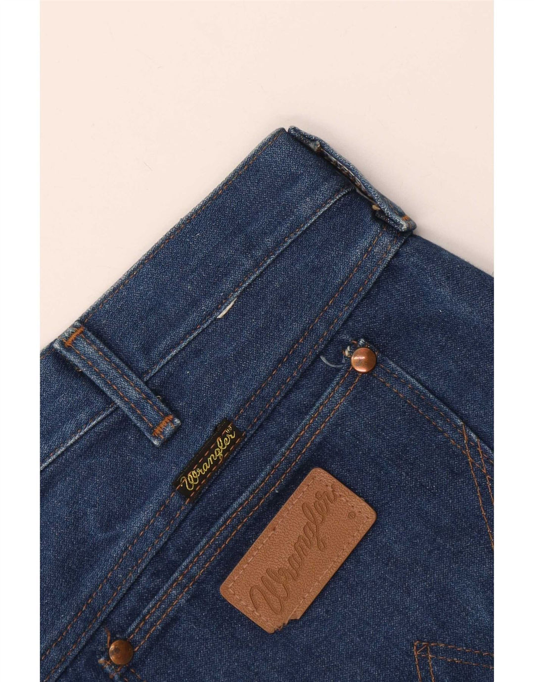 Jeans dritti tagliati da uomo Wrangler W44 L26 Blu