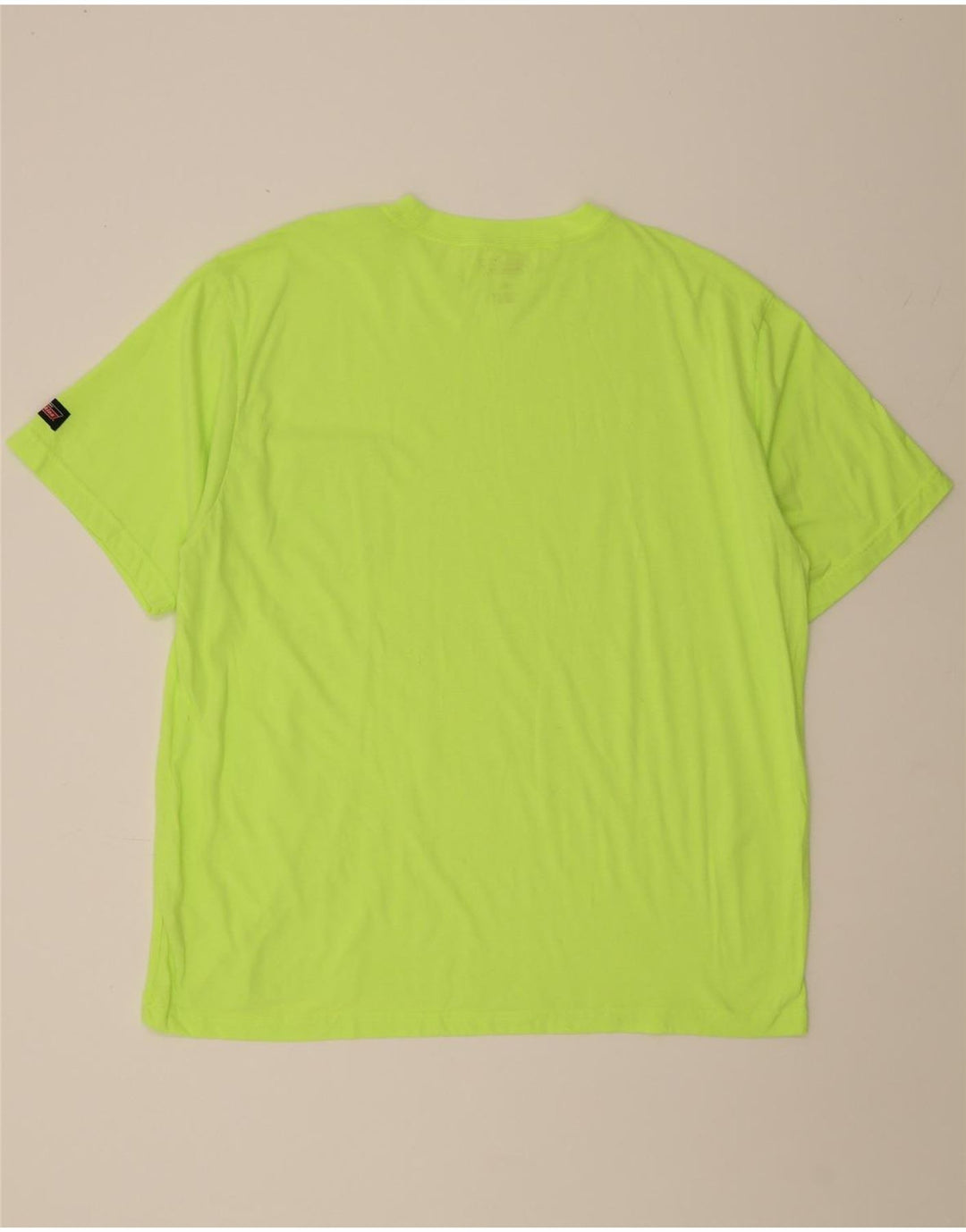 DICKIES Mens T-Shirt Top 2XL Green Polyester Vintage Dickies and Second-Hand Dickies from Messina Hembry 
