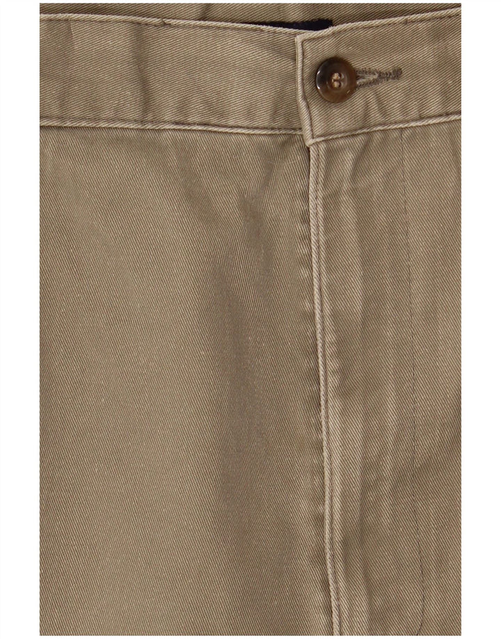 DOCKERS Pantaloncini chino con pegging da uomo W40 XL cotone kaki
