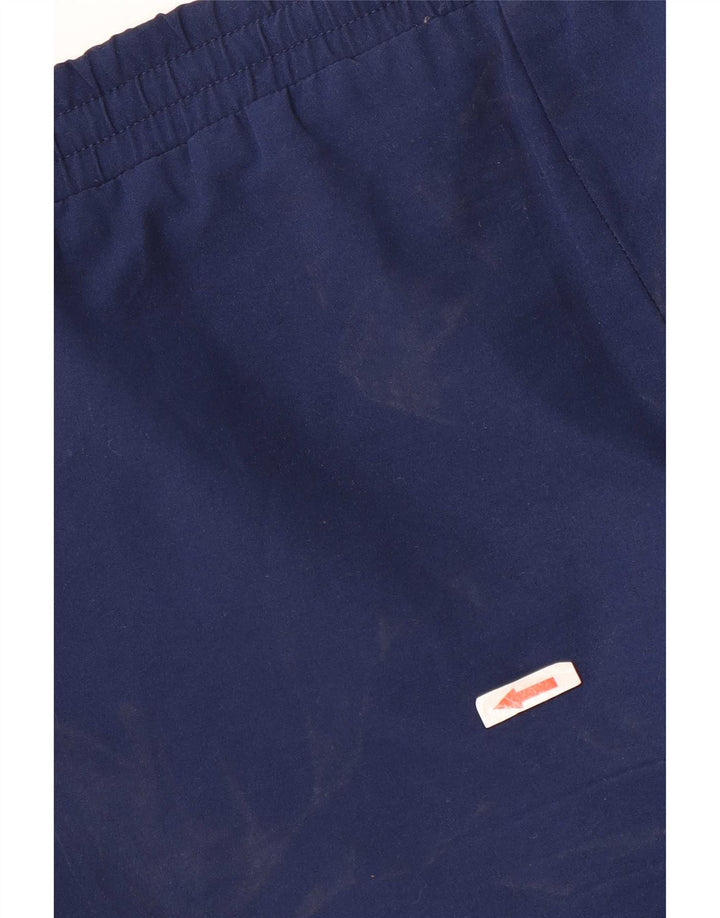 Pantaloncini sportivi da uomo Adidas Large in poliestere blu navy