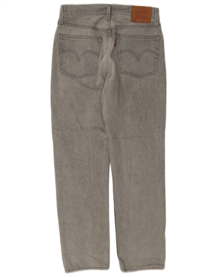 Jeans dritti Levi's 501 da donna W25 L28 cotone grigio