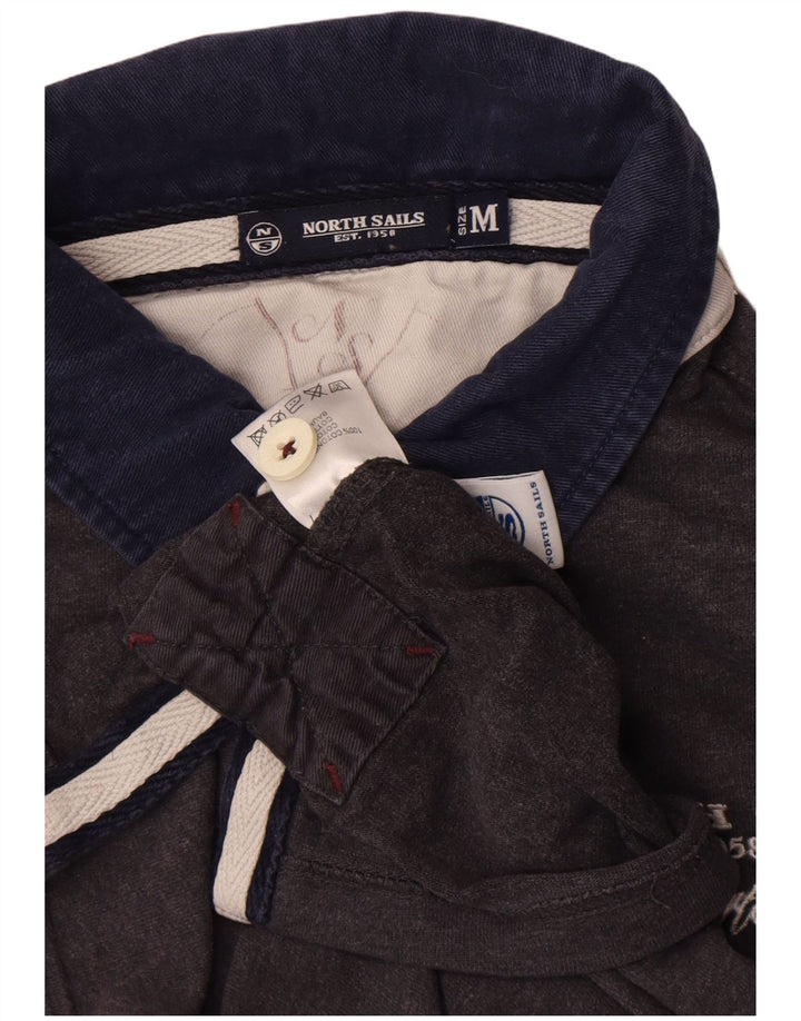 Polo da rugby grafica da uomo North Sails color grigio medio